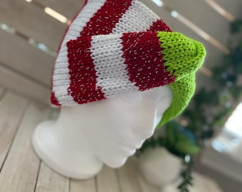 Calentador de orejas navideño / Calentador de orejas de punto / Calentador de orejas de invierno / Calentador de orejas Tiktiok / Ideas de regalo / Regalos de Navidad / HECHO A PEDIDO