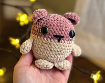 Baby Hamster | Crochet Plush | Stuffed Animal | Plush | Amigurumi | Baby Hamster Plush | Gift Idea | Finished Item | Hamsters | Baby Hamster