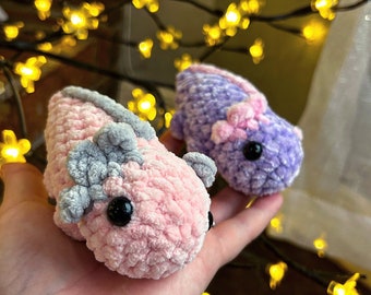 Baby Axolotl | Crochet Plush | Stuffed Animal | Plush | Amigurumi | Baby Axolotl Plush | Gift Idea | Finished Item | Axolotls | Baby Axolotl