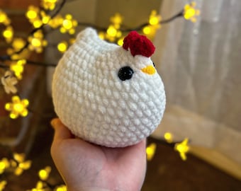 Mama Chicken | Crochet Plush | Stuffed Animal | Plush | Amigurumi | Chicken Plush | Gift Ideas | Finished Item | Chickens