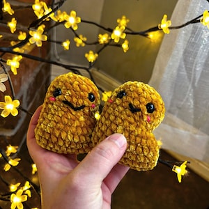 Chicken Nuggies | Crochet Plush | Stuffed Animal | Plush | Amigurumi | Chicken Nugget Plush | Gift Idea |Finished Item |Chicken Nugget Plush