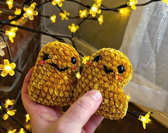 Nuggies de pollo / Peluche de ganchillo / Animal de peluche / Peluche / Amigurumi / Peluche de nuggets de pollo / Idea de regalo / Artículo terminado / HECHO A PEDIDO