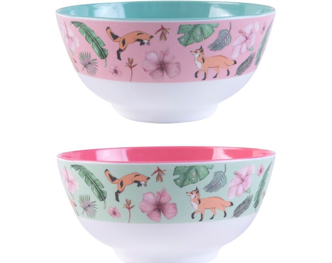 Kids bowls cereal bowl kids melamine bowls Set of 2 hand made Etsy