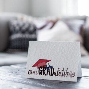 University Graduation Congratulations Card, Student Congratulations Card, You've Done It Graduation Card, Your On Your Way Card,