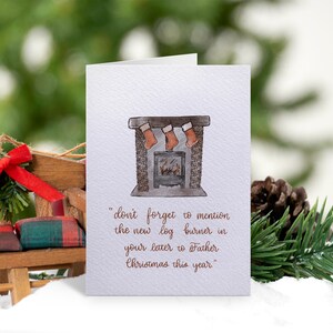 Divertente cartolina di Natale - Cartolina di Natale di papà - Cartolina di natale divertente - Cartolina di Natale carina - Cartolina di natale 2022 - Biglietto di buone feste - Regali di Natale