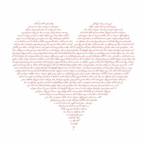 Custom Vows Heart Personalised Wall Art For Bride & Groom, Wedding Daddy Daughter Speech Gift For The Couple, Our Wedding Song Wall Art, image 6