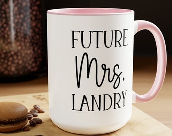 Future Mrs 15 oz Mug, Future Mrs Cup, Soon To Be Mrs, From Miss To Mrs, Wedding Shower Gift, Newly Engaged Gift, Gift for Bride