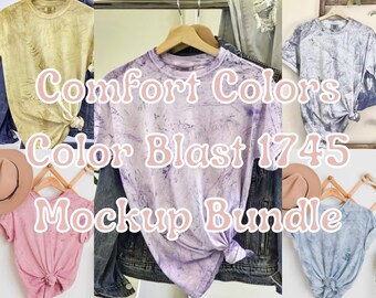 Comfort Colors Color Blast Mock Up Bundle Comfort Colors Colorblast Mockup Comfort Colors Mock-Up Comfort Colors Color Blast 1745 Mockup