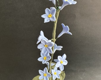 Cold Porcelain Forget-me-not Flowers