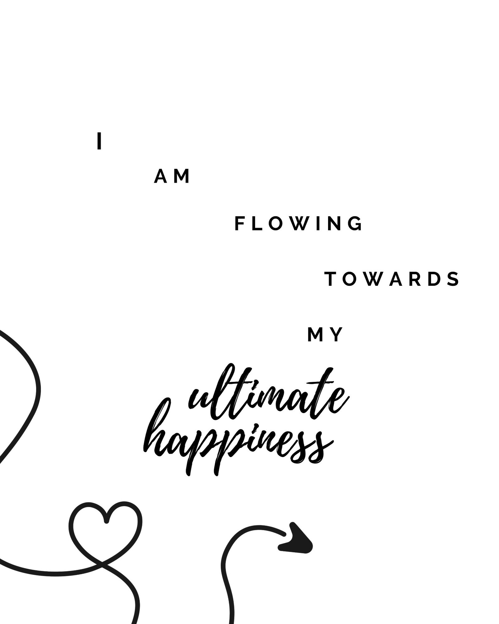 Ultimate Happiness Wall Decor Printable Digital File Etsy