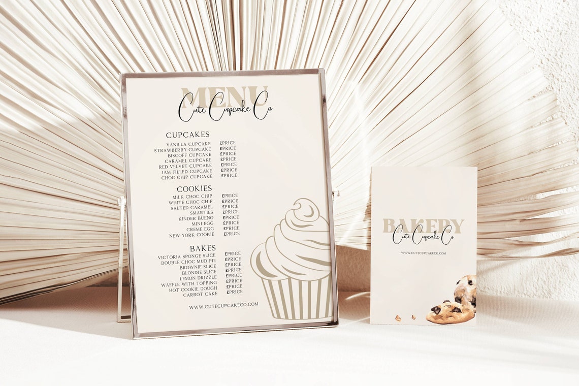 cupcake-price-list-template-cupcake-bakery-price-list-etsy