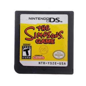 The simpsons sale game nintendo ds