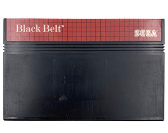 Jeu Black Belt – Sega Master System, Version Française, Complet, Très Bon état