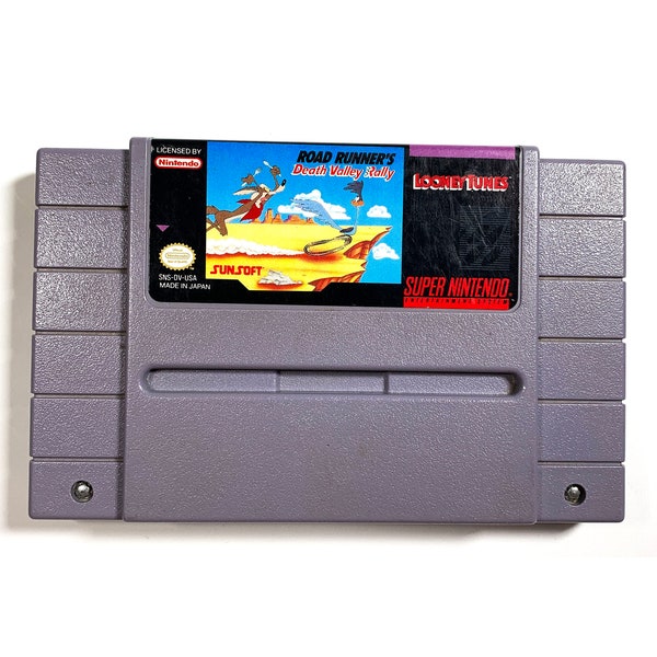 Road Runner's Death Valley Rally SNES