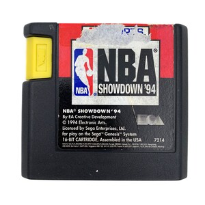 NBA Showdown 94 Sega Genesis Game