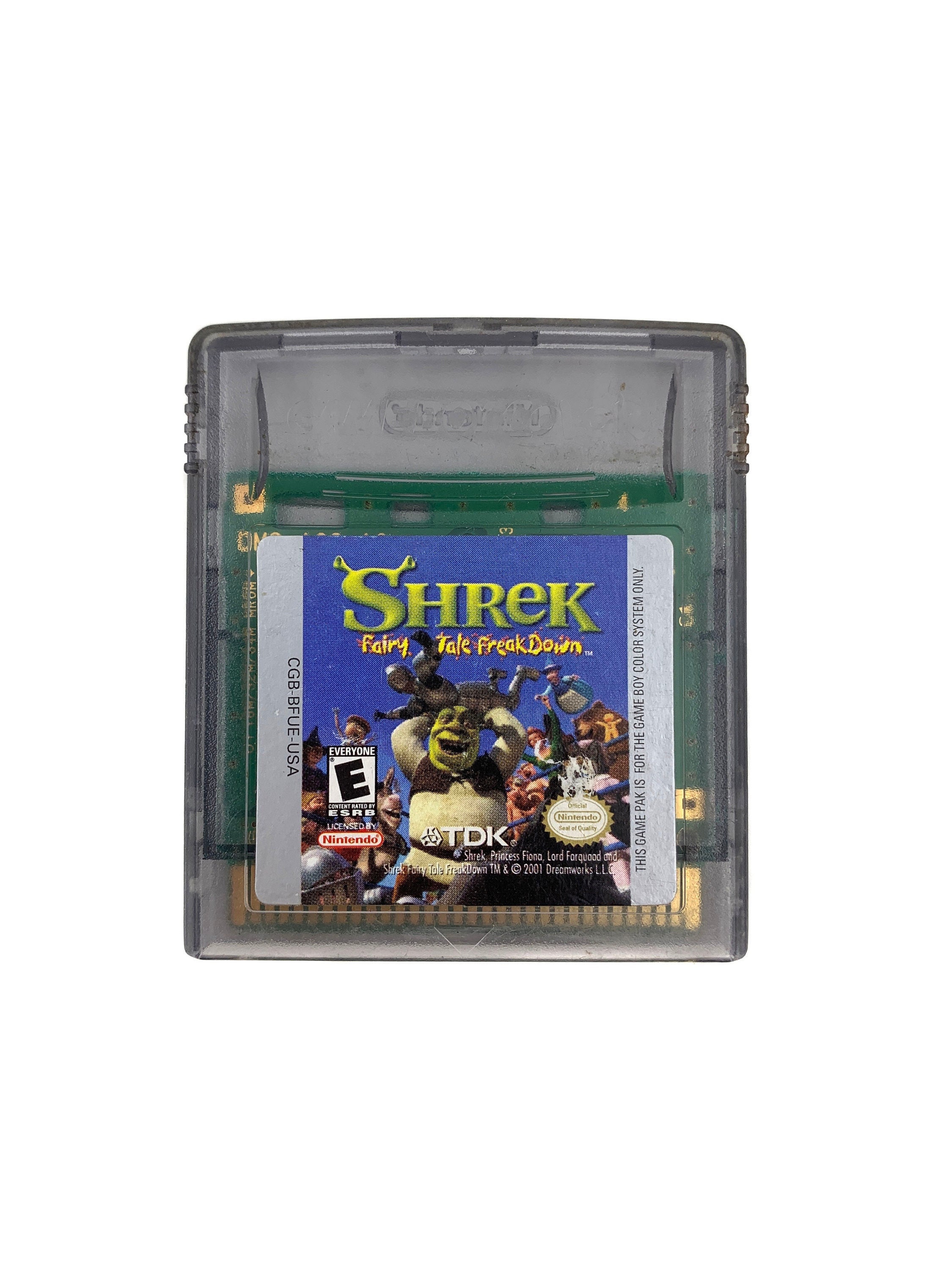 Shrek Fairy Tale Freakdown Gameboy Color Game 