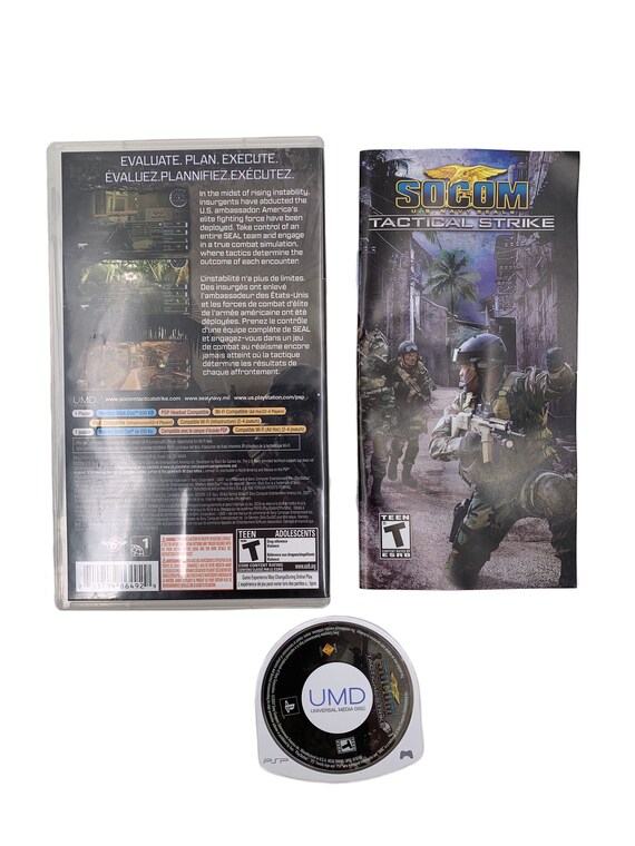 Socom U.S. Navy Seals Tactical Strike Sony Psp Bundle Avec