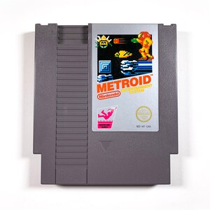 Metroid Yellow Label Nintendo NES Original Game For Sale