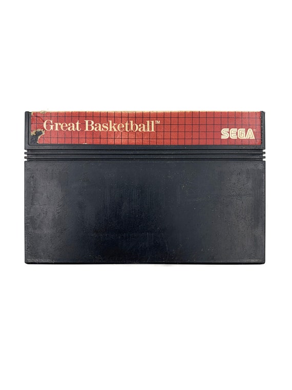 Jeu Great Basketball Sur Sega Master System – Complet, Bon état, Basket Retro