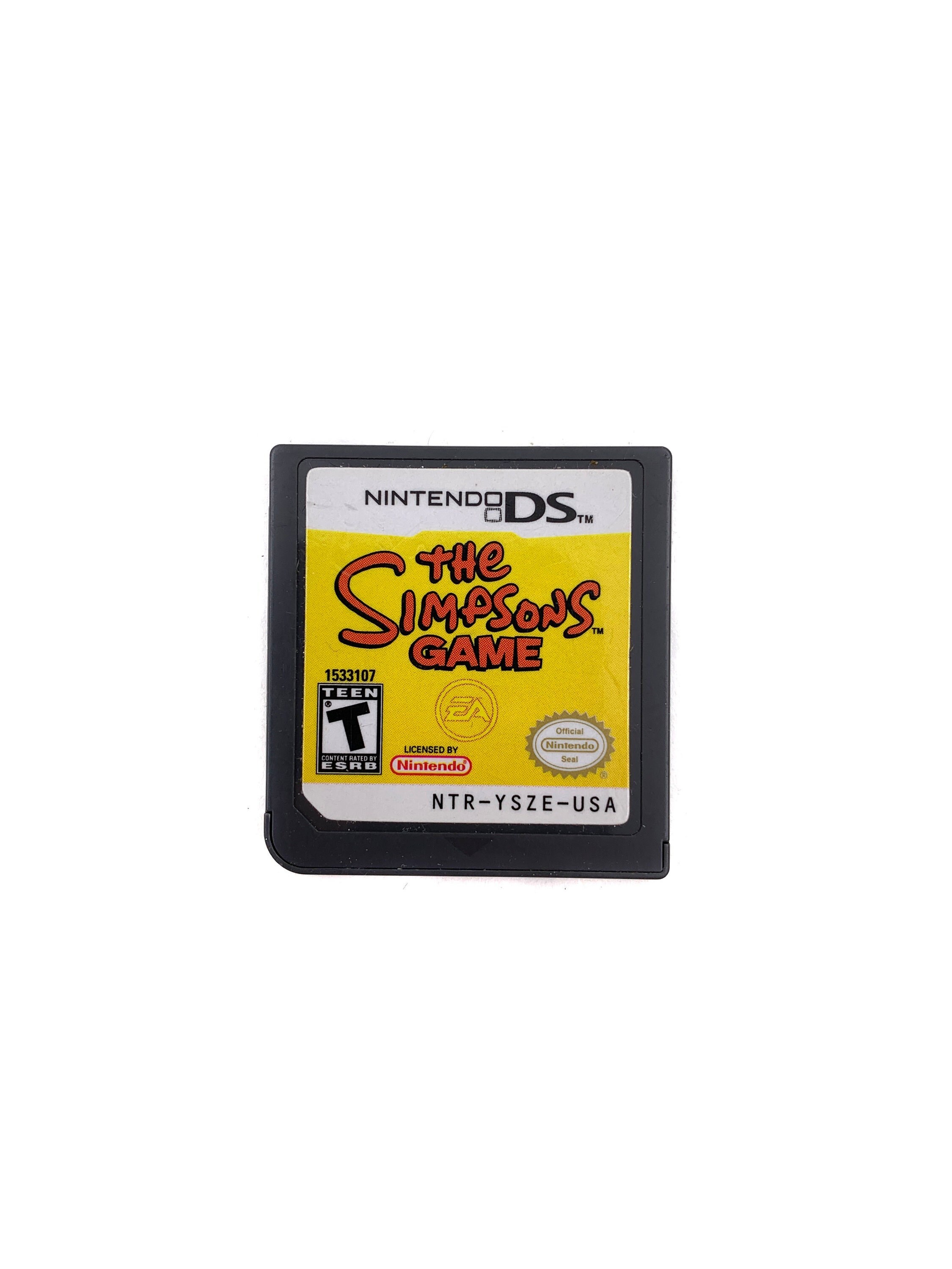 The Simpsons Game Nintendo DS Game - Etsy