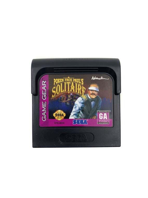 Poker Face Paul s Solitaire Game Gear Etsy UK