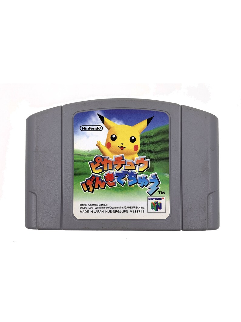 Hey You Pikachu Genki De Chu N64 Japanese Version Etsy Hey You Pikachu Genki De Chu N64 Japanese Version Etsy