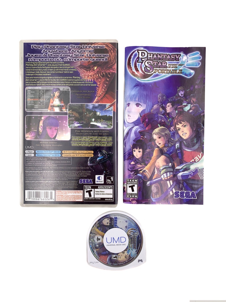 Phantasy Star Portable PSP Game image 2