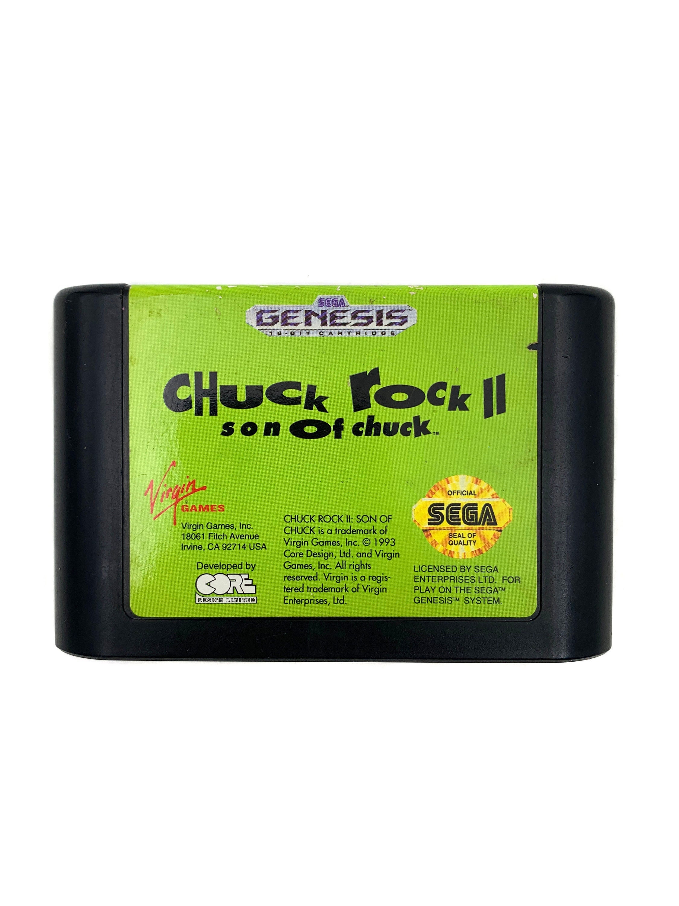Chuck Rock of Son II: - Chuck（チャックロックⅡ）中古美品・Genesis 