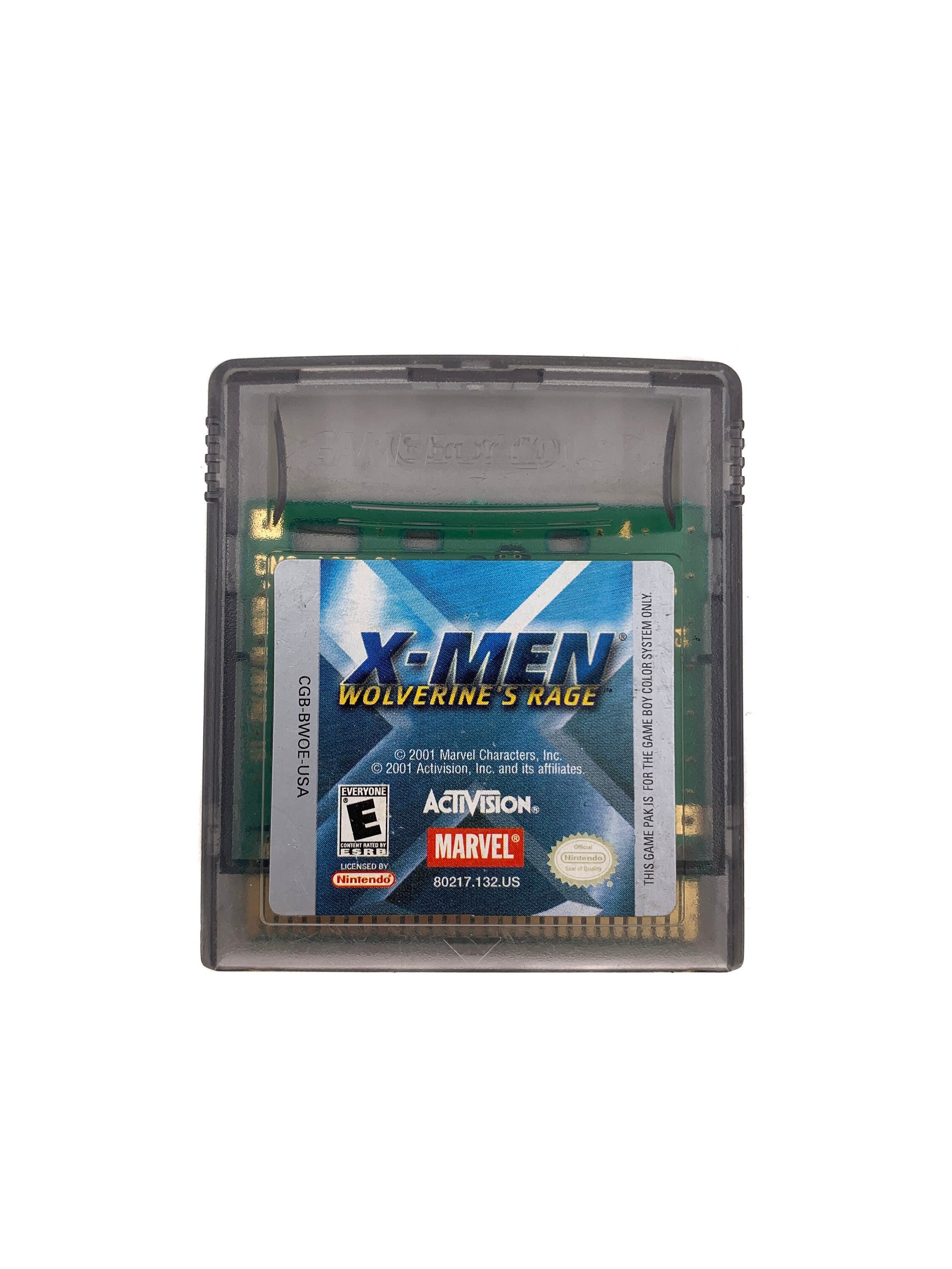 X-men Wolverine's Rage Gameboy Color Game - Etsy