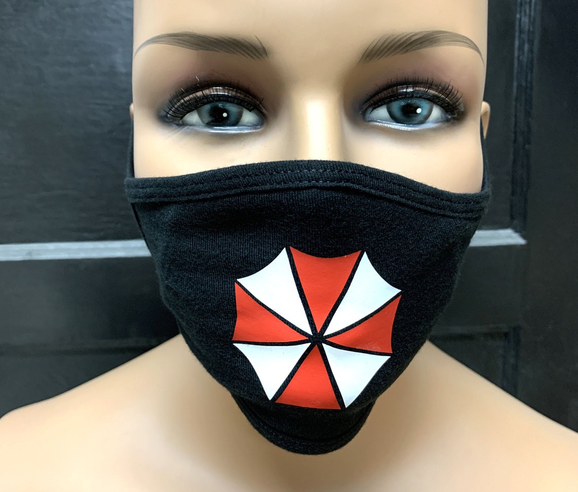 Umbrella Corp Face Mask Resident Evil Face Mask Adjustable Etsy