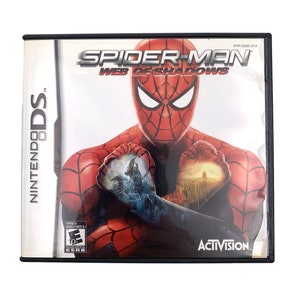 Spider-Man Web of Shadows Nintendo DS Game Case Damaged Artwork Spiderman  Shadow 47875832954