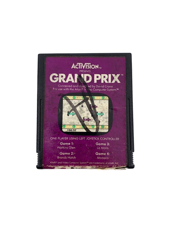 Jeu Vidéo Grand Prix - ATARI 2600 - Édition Activision - Bon état, Instructions Incluses