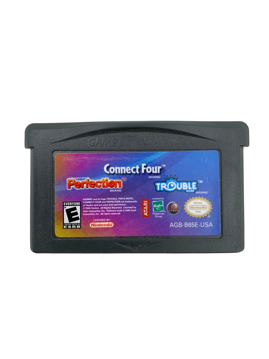 Connect Four, Perfection & Trouble Game Bundle For Game Boy Advance