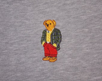 polo bear iron on patch