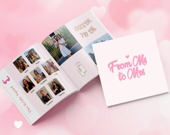 Photo Album with Augmented Reality, Photobook that Comes to Life, Bachelorette Album, Interactive Photo Book, Video on Photo