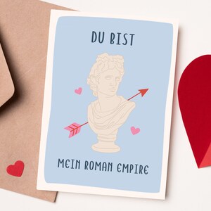 Du bist mein Roman Empire Karte, Lustige Karte für Freund Freundin, Nachdenken über Roman Empire TikTok Trend Karte, Valentinstagskarte