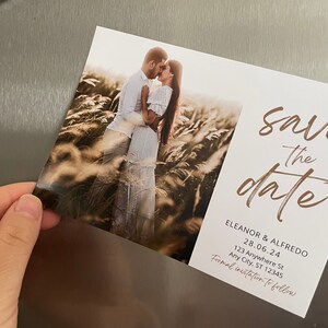 Magneti salva-data, invito matrimonio magnetico per frigorifero, pellicola magnetica salva-data, biglietto di auguri