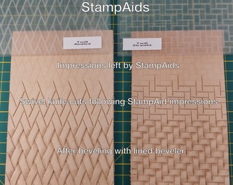 StampAids™ for Tooling the Twill Weave Pattern on Leather