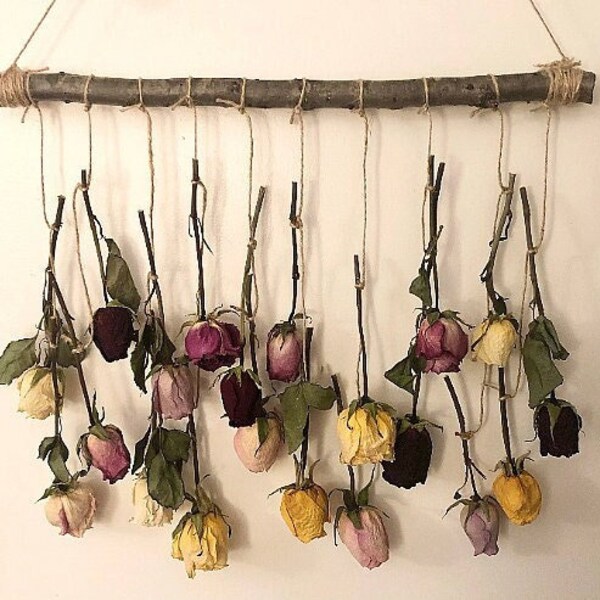 Rose Wall Hanging Etsy