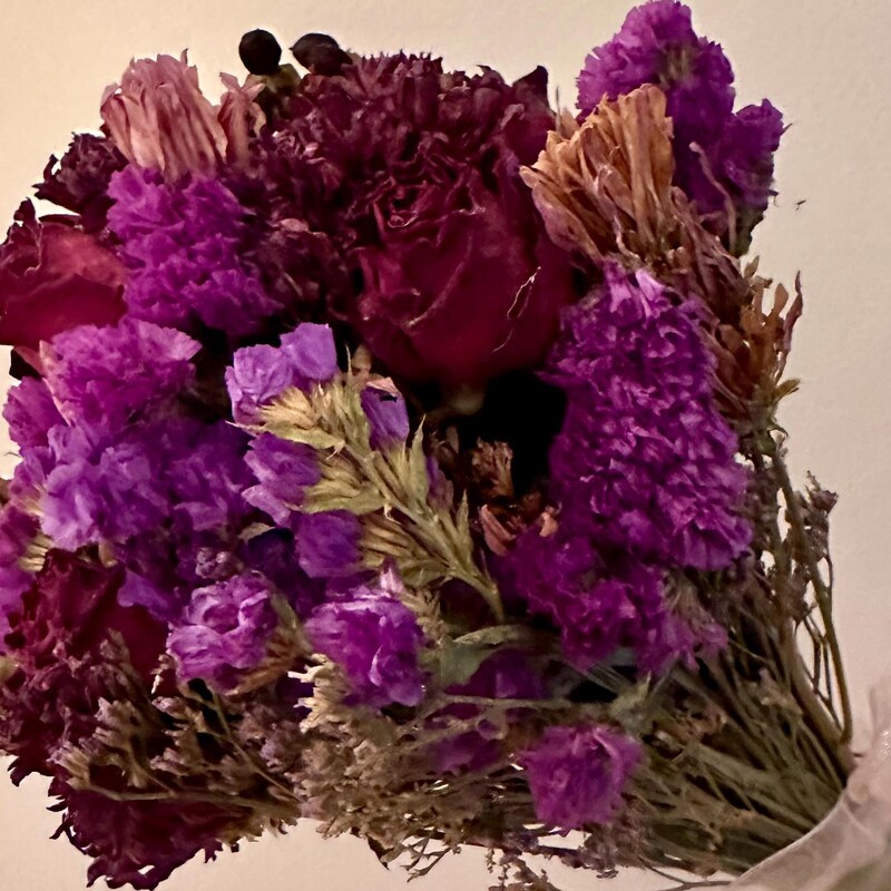 Purple Dried Flower - Etsy