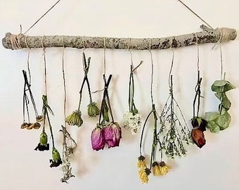 Hanging Dried Flowers Wall Decor