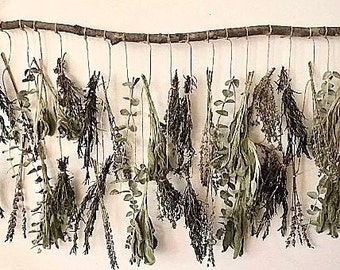 Hanging Dried Herbs Wall Decor