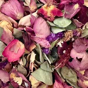 Dried Flower Confetti Petals for Weddings, Parties, Gifts, and Floral Crafts