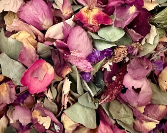 Dried Flower Confetti Petals for Weddings, Parties, Gifts, and Floral Crafts