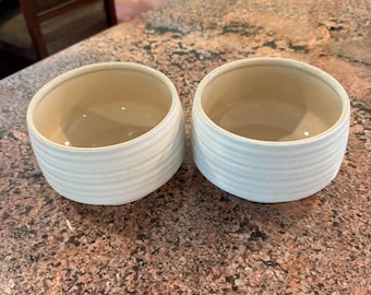 Cream & Beige Ceramic Plant Pots, Neutral Planters, Succulent Pots, Set of 2
