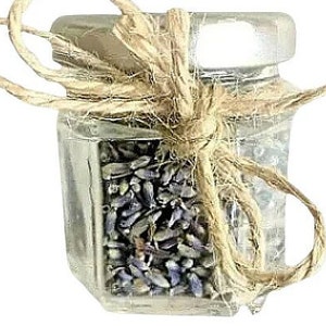 Dried Lavender Flower Jar: Natural Wedding Confetti, Craft Supply