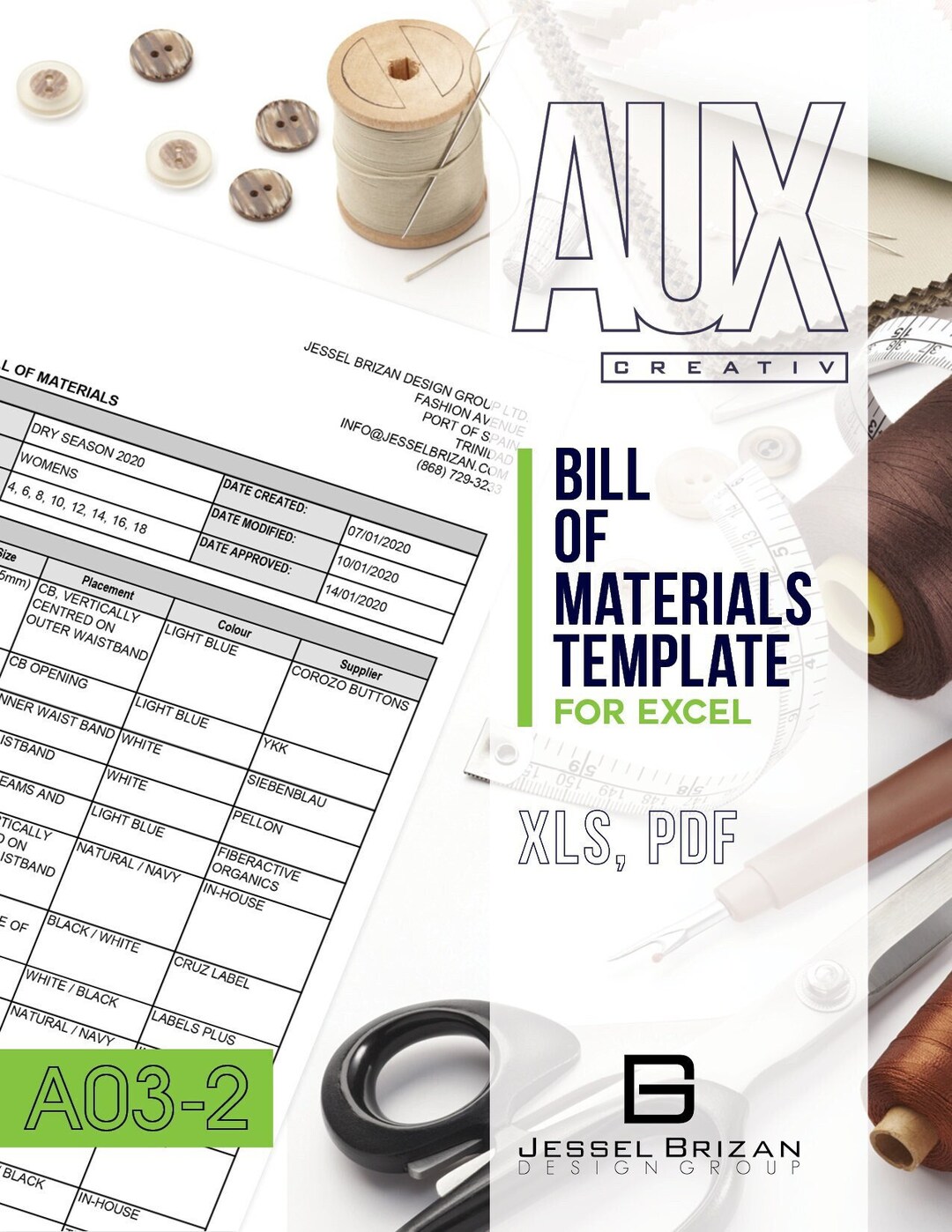Bill of Materials Template for Excel © - Etsy