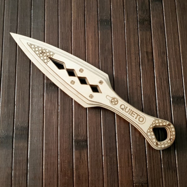 FILE Apex Legends Wraith Kunai Heirloom Cosplay cdr/dxf/ai/pdf/svg for laser cut 3mm, 1/8", 4mm