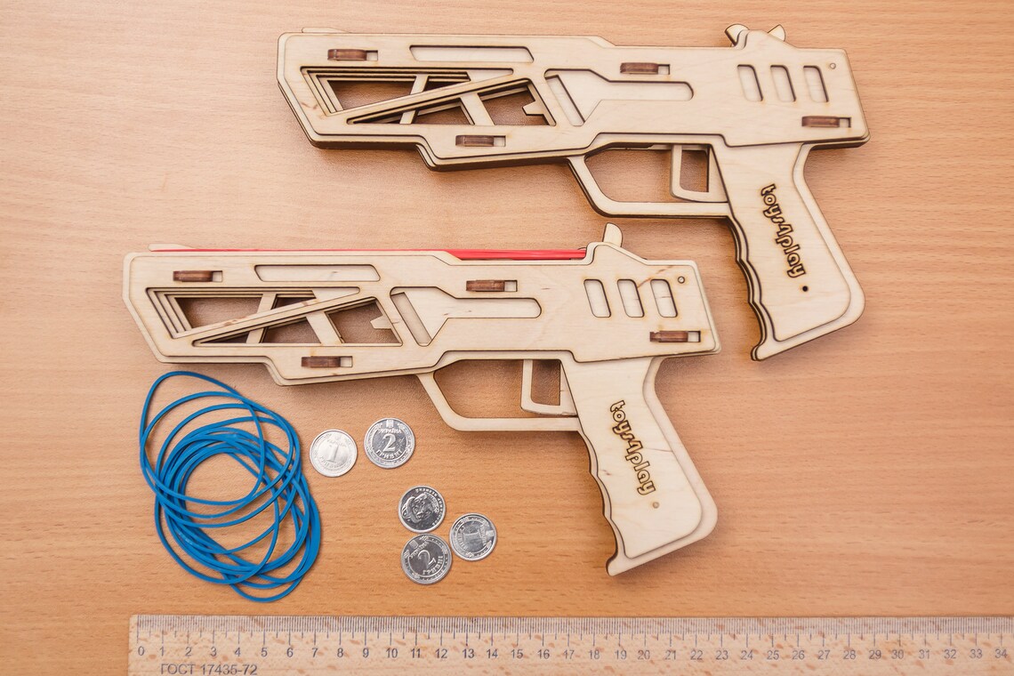 FILE Rubber Band Gun Kit 2mm 3mm 1/8 4mm Etsy