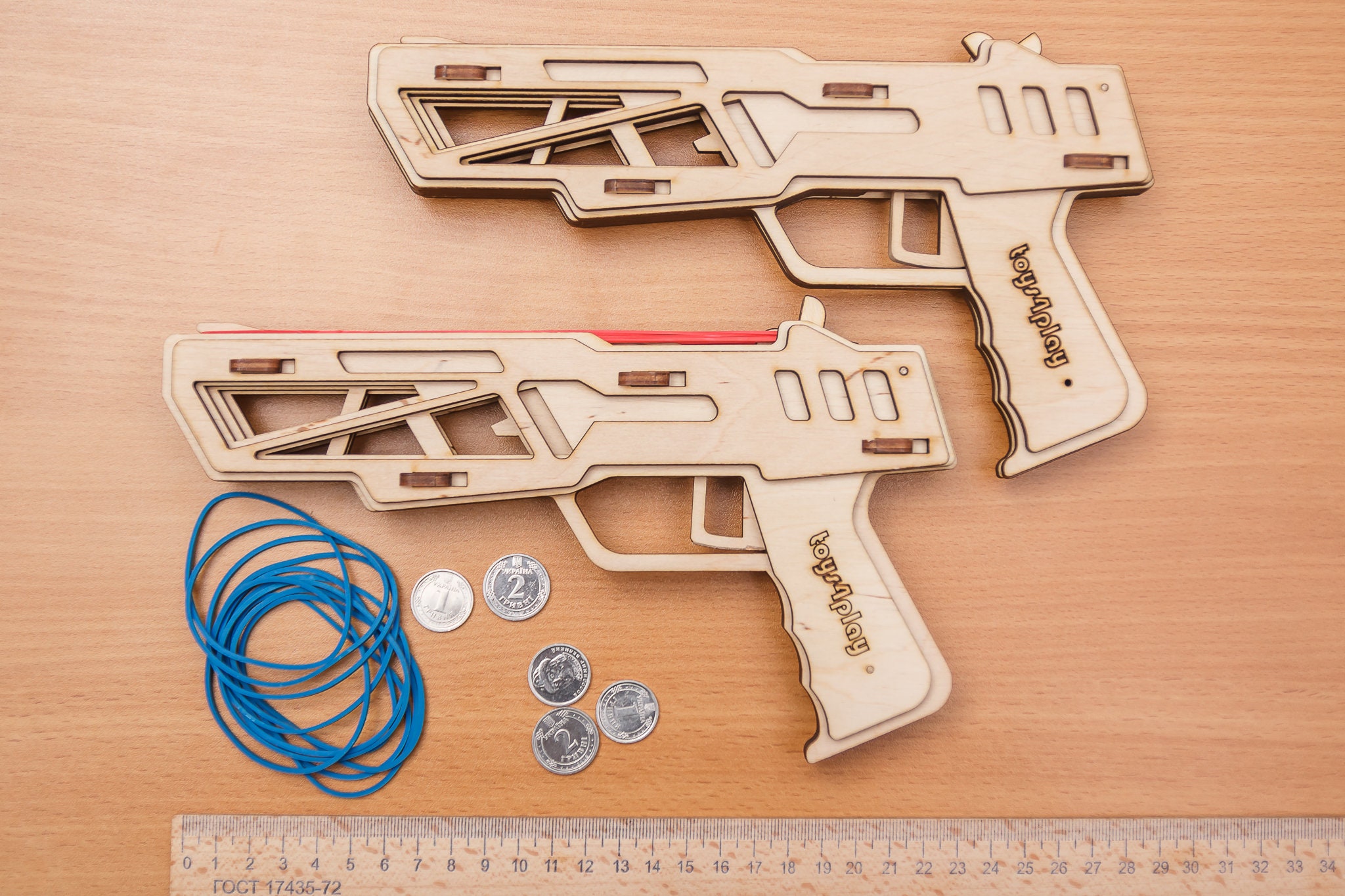 FILE Rubber Band Gun Kit 2mm 3mm 1/8 4mm Etsy